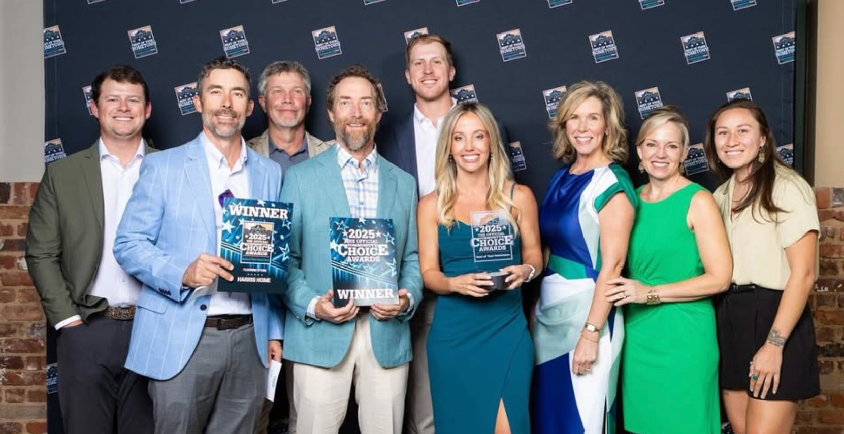 Harris team with their awards