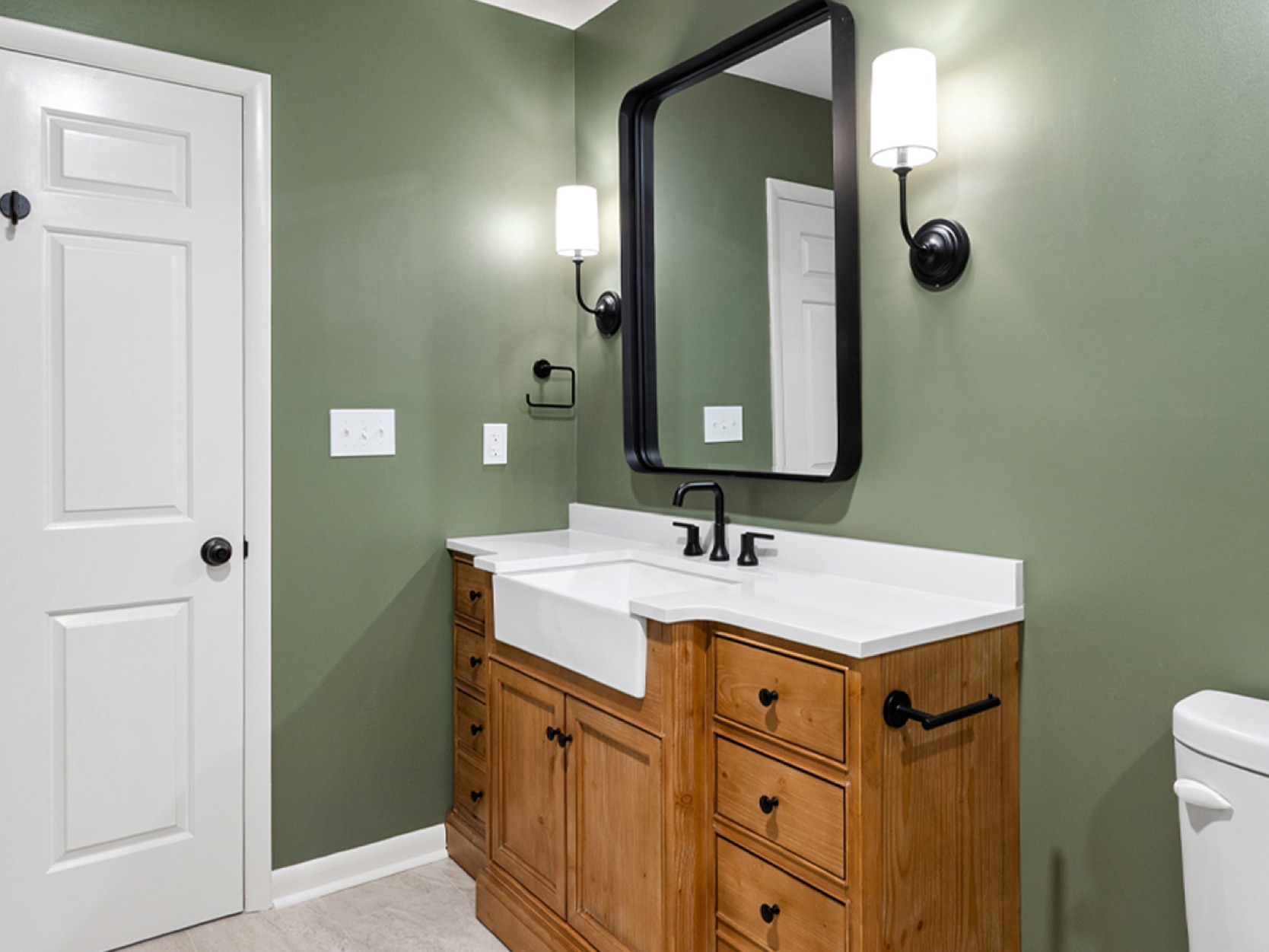 Guest bathroom after renovation