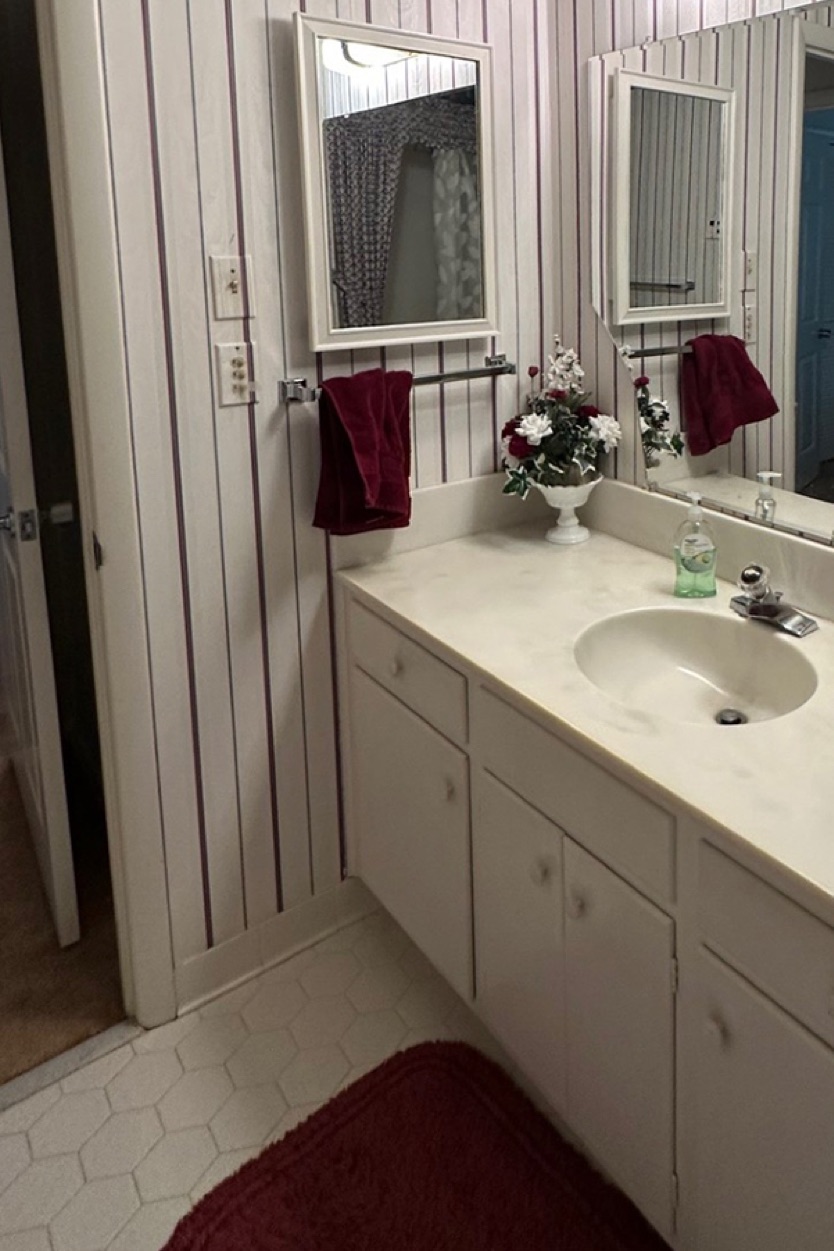 Guest bathroom before renovation